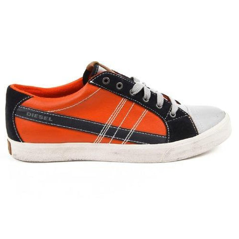Orange 39 EUR - 7 US Diesel mens sneakers D-STRING LOW Y01107 P0501 H5613