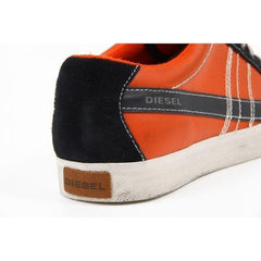 Orange 43 EUR - 10 US Diesel mens sneakers D-STRING LOW Y01107 P0501 H5613
