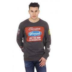 Brown M Diesel mens sweater S-GALEV 00SGF2 0TAHP 93R