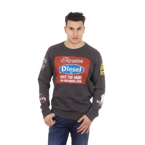 Brown M Diesel mens sweater S-GALEV 00SGF2 0TAHP 93R