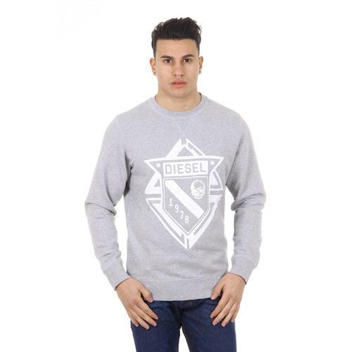Grey L Diesel mens sweater S-CHOOL 00SHXQ 0IAGX 912