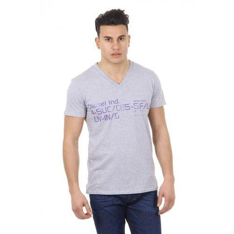 Grey S Diesel mens t-shirt T-BAGH-RS 00S4Y0 0R91B 912