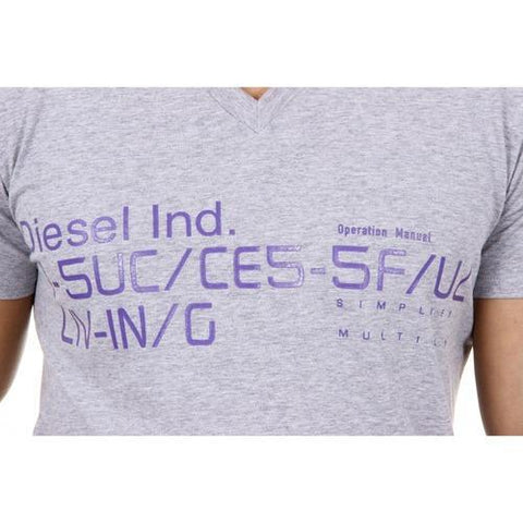 Grey S Diesel mens t-shirt T-BAGH-RS 00S4Y0 0R91B 912