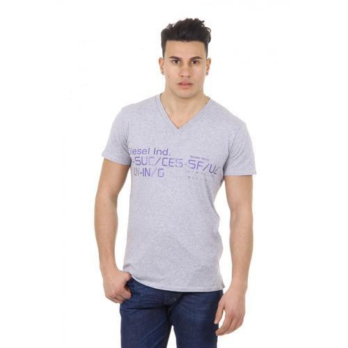 Grey S Diesel mens t-shirt T-BAGH-RS 00S4Y0 0R91B 912