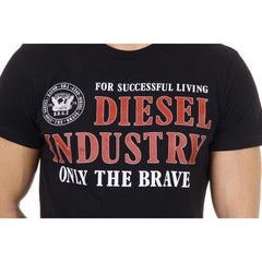 Black S Diesel mens t-shirt T-NOLA 00S8IG 0R91B 900