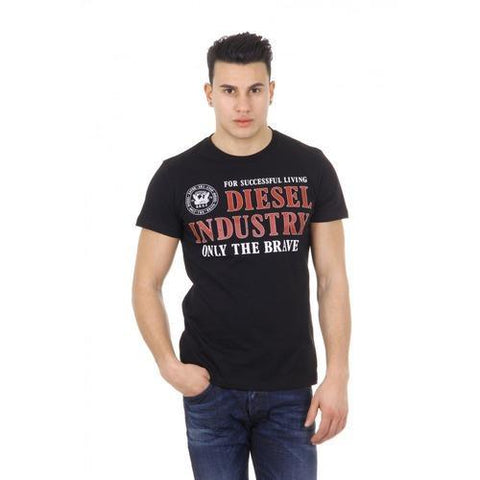 Black S Diesel mens t-shirt T-NOLA 00S8IG 0R91B 900