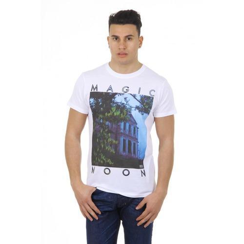 White S Diesel mens t-shirt T-ISSA 00SC41 0EADQ 100