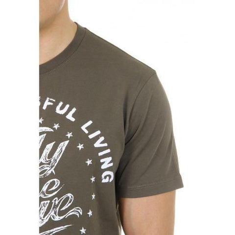 Green S Diesel mens t-shirt T-BALDER 00SC50 0091B 51F