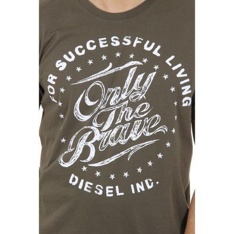 Green S Diesel mens t-shirt T-BALDER 00SC50 0091B 51F