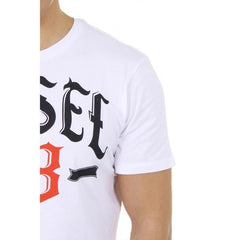 White S Diesel mens t-shirt T-LONAD 00SDG2 0091B 100