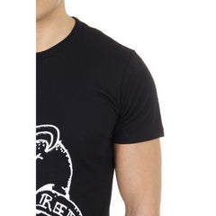 Black S Diesel mens t-shirt REBOOT-T-SKULL-DAGGER 00SF7F 0W91B 900