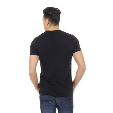 Black M Diesel mens t-shirt REBOOT-T-SKULL-DAGGER 00SF7F 0W91B 900