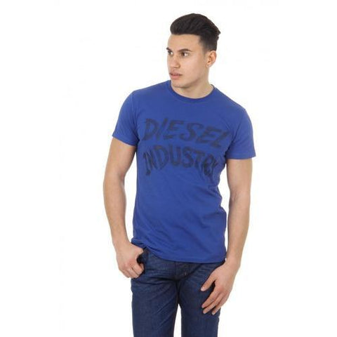 Blue XXL Diesel mens t-shirt T-AETHALAS 00SGFJ 0091B 8EK