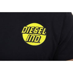 Black L Diesel mens t-shirt T-ASTE-IND 00SL85 0091B 900