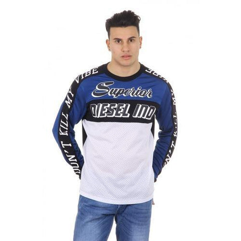 Multicolor L Diesel mens sweater T-GREGOR 00SHPW 0JAIV 8EK