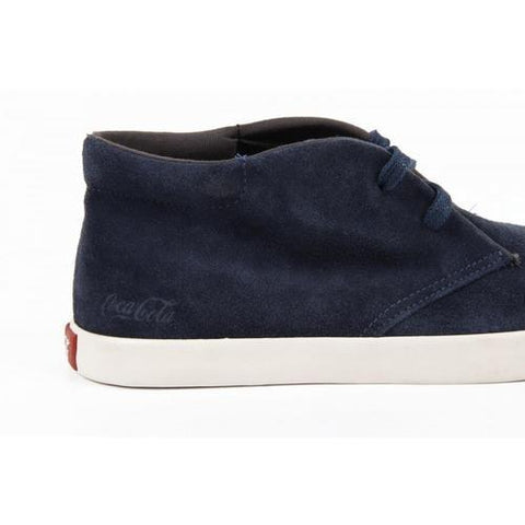 Dark Blue 44 EUR - 11 US Coca Cola mens ankle boot CCA0526 KRUNNER MIX PETROLE