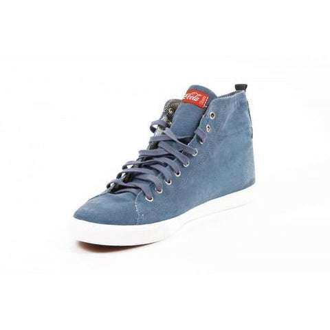 Blue 45 EUR - 12 US Coca Cola mens sneakers CCA0668 RAMBLA SUED JEANS