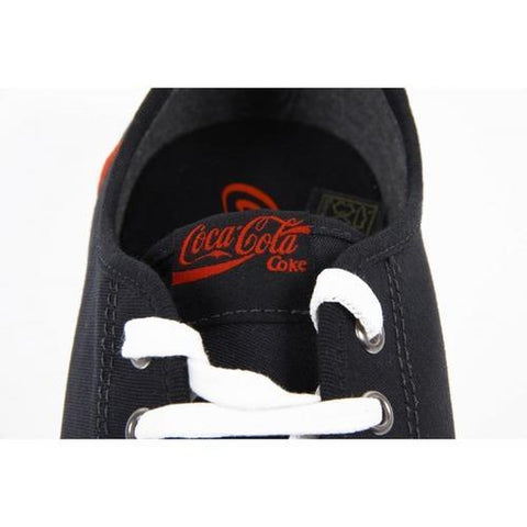 Black 45 EUR - 12 US Coca Cola mens sneakers CCA0719 TALKER BLACK