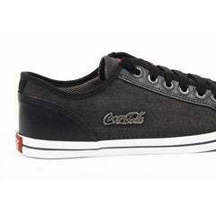 Black 45 EUR - 12 US Coca Cola mens sneakers CCA0745 MODERN CASUAL 2 BLACK