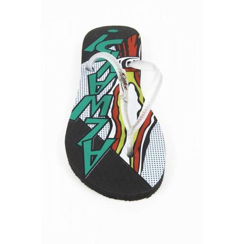 Multicolor 35/36 EUR Coca Cola ladies flip flop CCA0591 POP ART GARRAFA GIRLS  BLACK