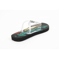 Multicolor 35/36 EUR Coca Cola ladies flip flop CCA0591 POP ART GARRAFA GIRLS  BLACK