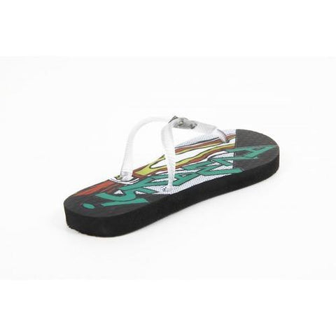 Multicolor 39/40 EUR Coca Cola ladies flip flop CCA0591 POP ART GARRAFA GIRLS  BLACK