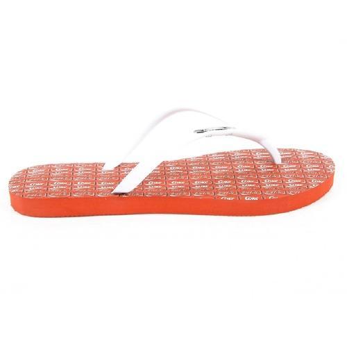 Red 35/36 EUR Coca Cola ladies flip flop CCA0594 WISE GIRL WHITE