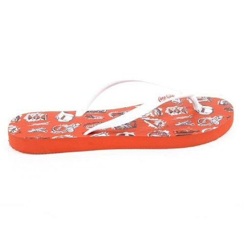 Red 37/38 EUR Coca Cola ladies flip flop CCA0636 ACE RED