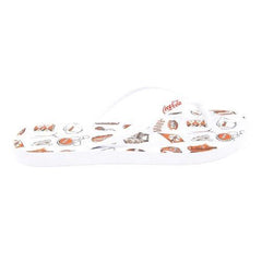 White 37/38 EUR Coca Cola ladies flip flop CCA0636 ACE WHITE
