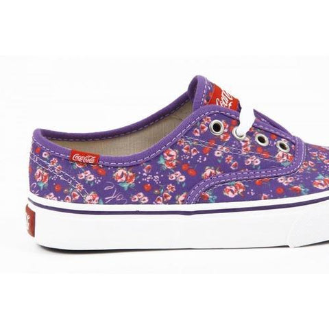 Purple 36 EUR - 6 US Coca Cola ladies sneakers CCA0711 KICK GARDEN VIOLET