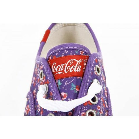 Purple 38 EUR - 8 US Coca Cola ladies sneakers CCA0711 KICK GARDEN VIOLET