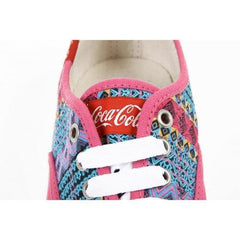 Multicolor 41 EUR - 11 US Coca Cola ladies sneakers CCA0713 KICK ETNIC PINK