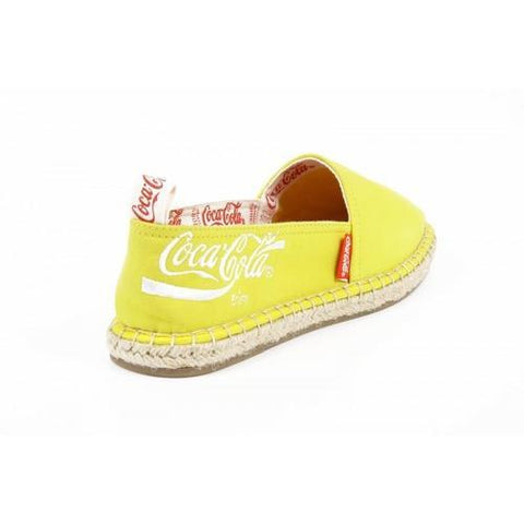 Yellow 40 EUR - 10 US Coca Cola ladies espadrillas CC06102 JUTA CLASSIC YELLOW