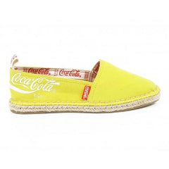 Yellow 40 EUR - 10 US Coca Cola ladies espadrillas CC06102 JUTA CLASSIC YELLOW