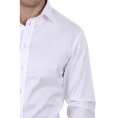 White 43 IT - 17 US Armani Collezioni mens shirt TCCM8T TCC90 100