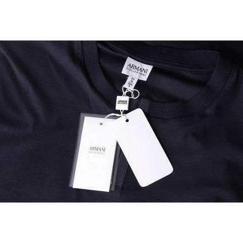Dark Blue XL Armani Collezioni mens t-shirt 3XCF55 CJDFZ 0921