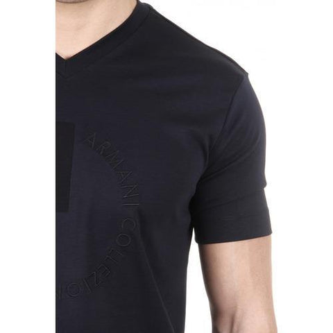 Dark Blue XL Armani Collezioni mens t-shirt 3XCT50 CJDGZ 0922