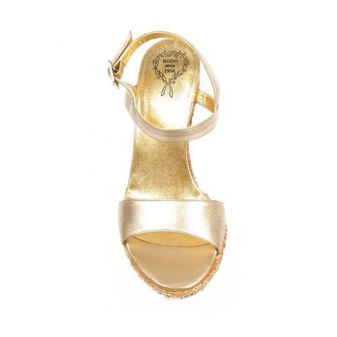 Gold 36 EUR - 6 US Rodo ladies sandal S7684 011 595