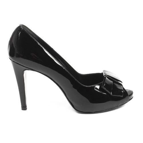 Black 39 EUR - 9 US Rodo ladies pump open toe S7720 210 900