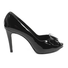 Black 39 EUR - 9 US Rodo ladies pump open toe S7720 210 900