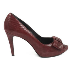 Bordeaux 36.5 EUR - 6.5 US Rodo ladies pump open toe S7720 052 740