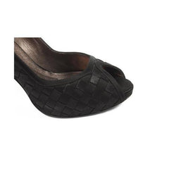 Black 40 EUR - 10 US Rodo ladies pump open toe S7837 604 900