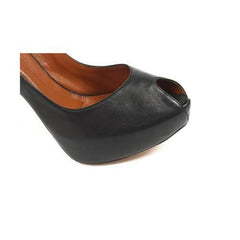 Black 41 EUR - 11 US Rodo ladies pump open toe S7982 132 900