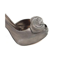 Silver 41 EUR - 11 US Rodo ladies pump open toe S7991 401 018