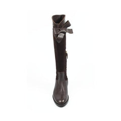 Brown 36 EUR - 6 US Sebastian Milano ladies high boot 2937 FOCUS+VELOUR MORO
