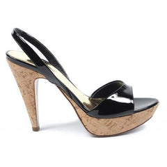 Black 36 EUR - 6 US Sebastian Milano ladies sandal S3112VN VERNICE NERA