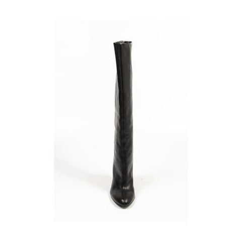 Black 36.5 EUR - 6.5 US Sebastian Milano ladies high boot S4588 VACCHETTA NAPPA NERO