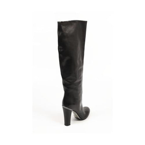 Black 36.5 EUR - 6.5 US Sebastian Milano ladies high boot S4588 VACCHETTA NAPPA NERO