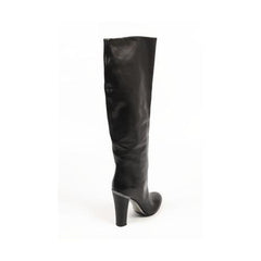 Black 36.5 EUR - 6.5 US Sebastian Milano ladies high boot S4588 VACCHETTA NAPPA NERO