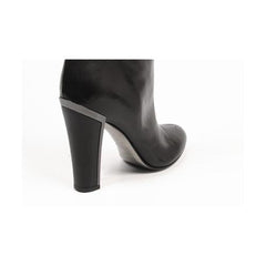 Black 36.5 EUR - 6.5 US Sebastian Milano ladies high boot S4588 VACCHETTA NAPPA NERO